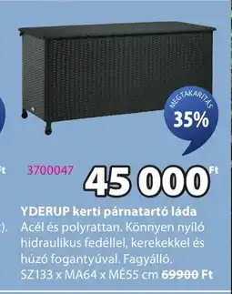 JYSK Yderup kerti párnatartó láda ajánlat