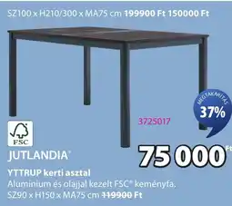JYSK Jutlandia yttrup kerti asztal ajánlat