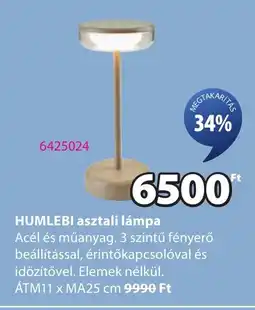 JYSK Humlebi asztali lámpa ajánlat
