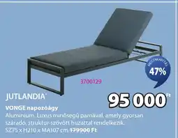 JYSK Jutlandia vonge napozóágy ajánlat