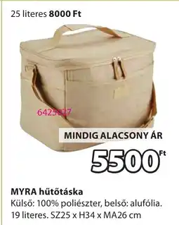 JYSK Myra hűtőtáska ajánlat
