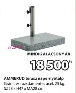 JYSK AMMERUD terasz napernyőtalp ajánlat