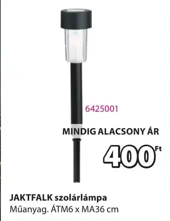 JYSK Jaktfalk szolárlámpa ajánlat