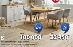 JYSK Marstrand étkezőasztal + adslev étkezőszék ajánlat