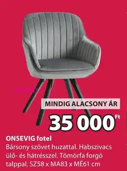 JYSK Onsevig fotel ajánlat