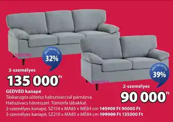 JYSK Gedved kanapé ajánlat