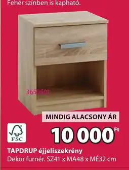 JYSK Tapdrup éjjeliszekrény ajánlat