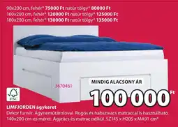 JYSK Limfjorden ágykeret ajánlat
