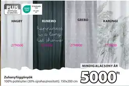 JYSK Zuhanyfüggönyök ajánlat