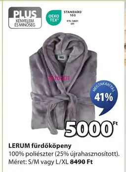JYSK Lerum fürdőköpeny ajánlat