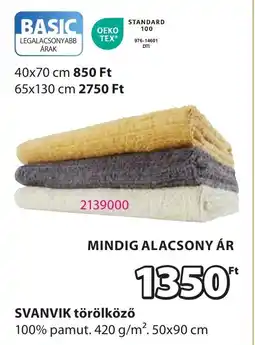 JYSK Svanvik törölköző ajánlat