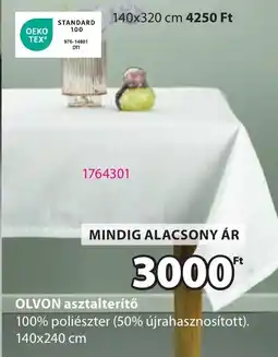JYSK Olvon asztalterítő ajánlat