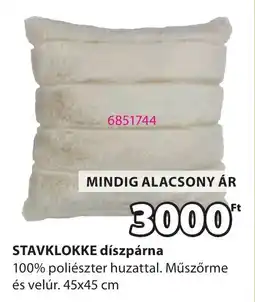 JYSK Stavklokke díszpárna ajánlat
