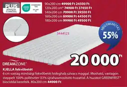 JYSK Dreamzone kjella fekvőbetét ajánlat
