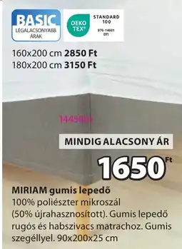 JYSK Miriam gumis lepedő ajánlat