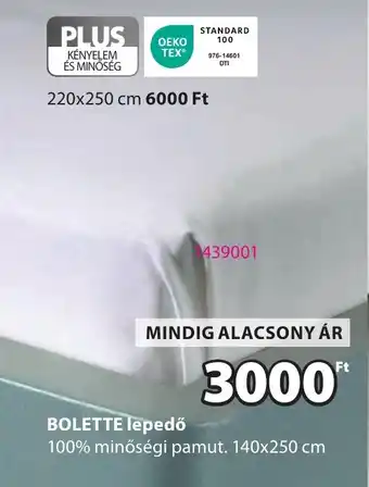 JYSK Bolette lepedő ajánlat