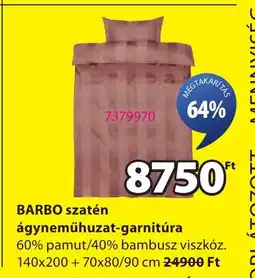 JYSK Barbo szatén ágyneműhuzat-garnitúra ajánlat