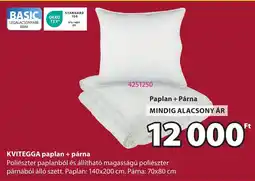 JYSK Kvitegga paplan + párna ajánlat