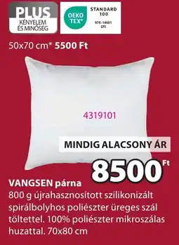 JYSK Vangsen párna ajánlat