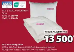 JYSK Alta kacsatoll paplan ajánlat