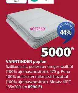 JYSK Vanntinden paplan ajánlat
