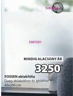 JYSK Fossen ablakfólia ajánlat