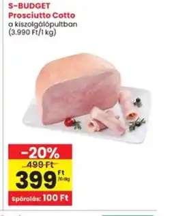 Interspar S-BUDGET Prosciutto Cotto ajánlat