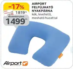 Auchan AIRPORT FELFÚJHATÓ NYAKPÁRNA ajánlat