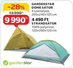Auchan GARDENSTAR DOME SÁTOR ajánlat