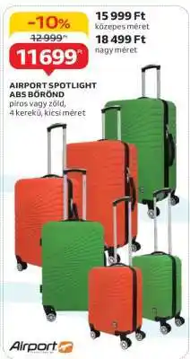 Auchan AIRPORT SPOTLIGHT ABS BŐRÖND ajánlat