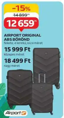 Auchan AIRPORT ORIGINAL ABS BŐRÖND ajánlat