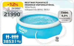 Auchan BESTWAY PUHAFALÚ MEDENCE VÍZFORGATÓVAL ajánlat