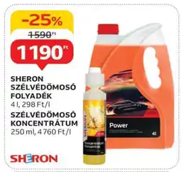 Auchan SHERON SZÉLVÉDŐMOSÓ FOLYADÉK ajánlat