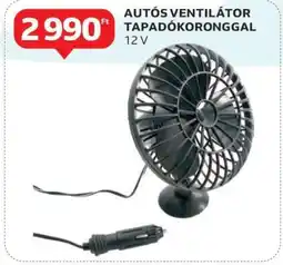 Auchan Autós ventilátor tapadókoronggal ajánlat
