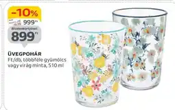 Auchan Üvegpohár ajánlat