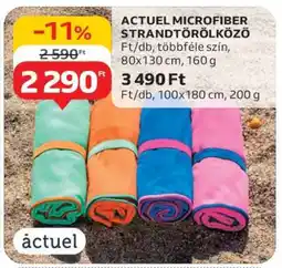 Auchan ACTUEL MICROFIBER STRANDTÖRÖLKÖZŐ ajánlat