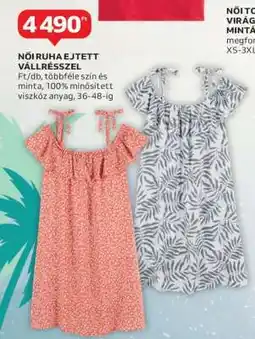 Auchan Női ruha ejtett vállrésszel ajánlat