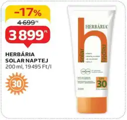 Auchan HERBÁRIA SOLAR NAPTEJ ajánlat