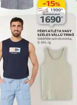Auchan Férfi atléta vagy széles vállú trikó ajánlat