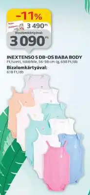 Auchan INEXTENSO 5 DB-OS BABA BODY ajánlat
