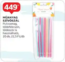 Auchan Műanyag szívószál ajánlat