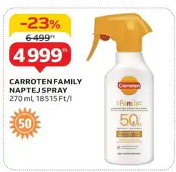 Auchan Carroten Family Naptej Spray ajánlat
