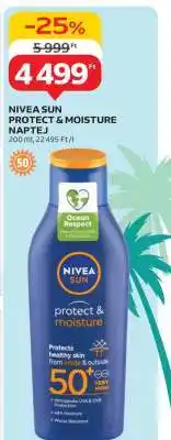 Auchan NIVEA SUN Protect & Moisture Naptej ajánlat