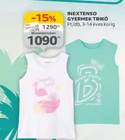 Auchan INEXTENSO GYERMEK TRIKÓ ajánlat