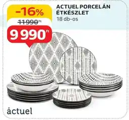 Auchan ACTUEL PORCELÁN ÉTKÉSZLET ajánlat