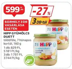 Auchan HIPP GYÜMÖLCS DUETT ajánlat
