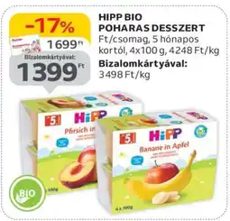 Auchan HIPP BIO POHARAS DESSZERT ajánlat