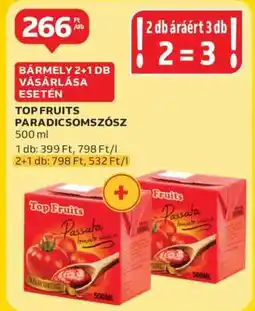 Auchan Top Fruits Paradicsomszósz ajánlat