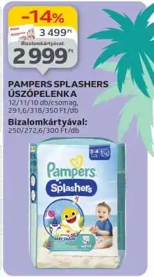Auchan Pampers Splashers Úszópelenka ajánlat