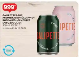 Auchan Galipette Brut, Premier Alkoholos vagy Rose Alkoholmentes Dobozos Cider ajánlat